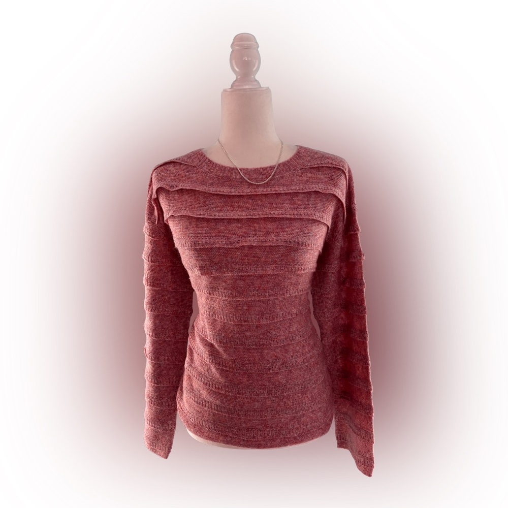 Skye’s the Limit Women’s Pink Long Sleeve Crew Neck Sweater Size M NWT